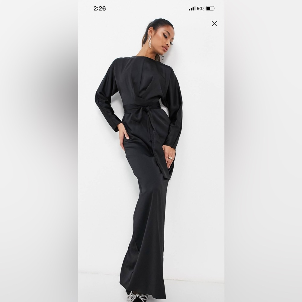 ASOS Black Maxi Dress